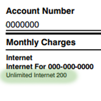 Cable bill