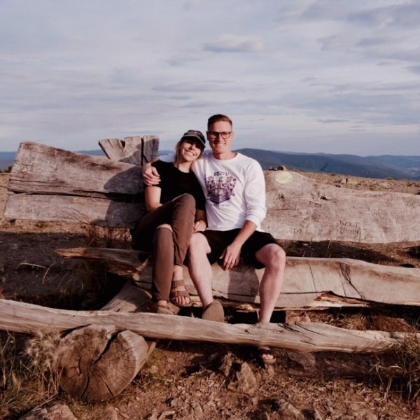 Danielle and Cal in Dawson City, YT