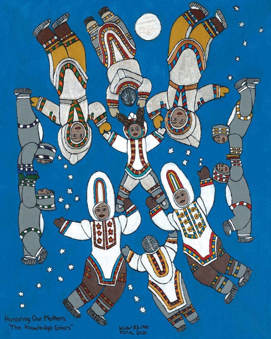 The Nunavut directory art - "Honouring our Mothers 'The Knowledge Givers'"