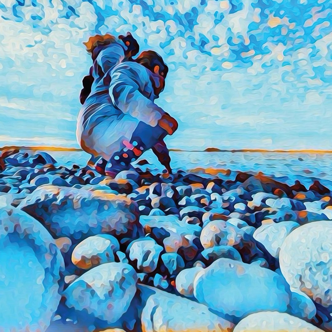 "The Ocean's Touch" - 720 x 542px digital watercolour