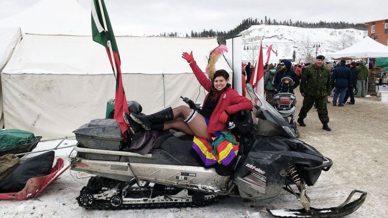 Valerie at Yukon Rendezvous