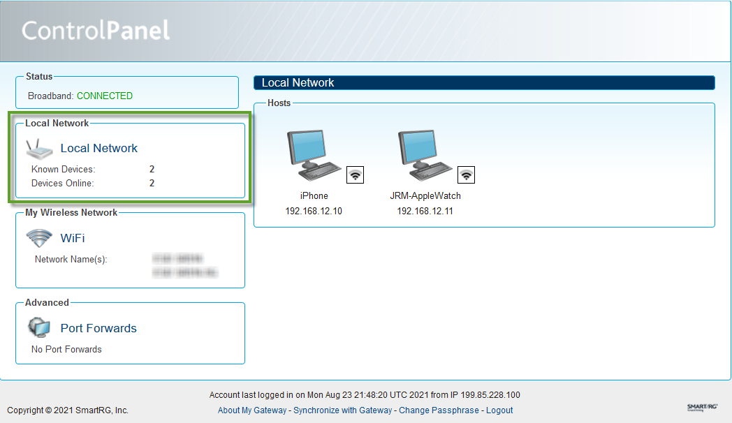 Wifi View Connected Devices