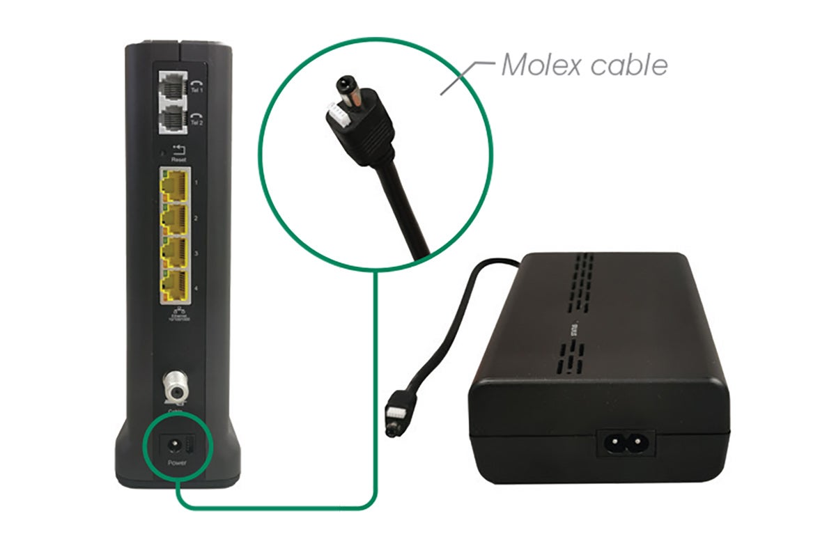 eMTA plugging in molex