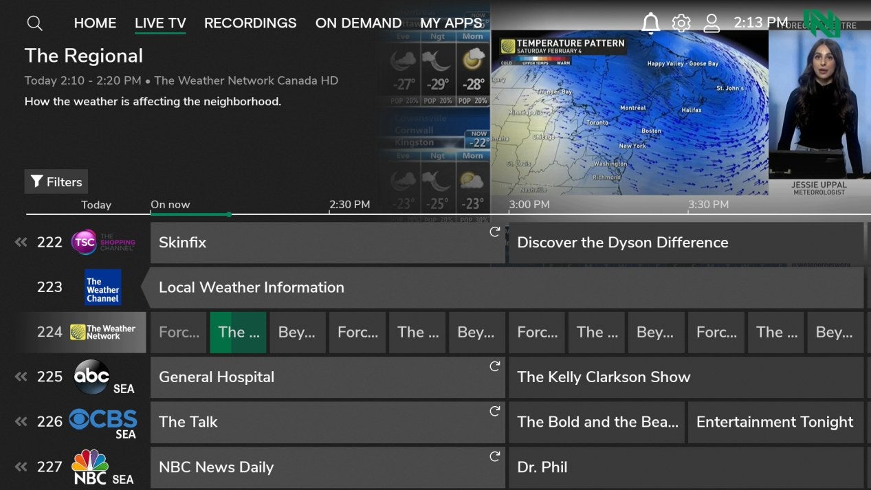 Live TV Guide on TV Plus